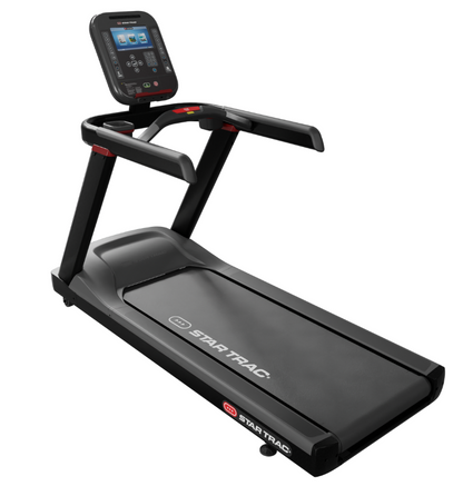 Star Trac treadmill on a white background