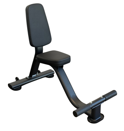 Tricep seat with footrest for dumbbell exercises