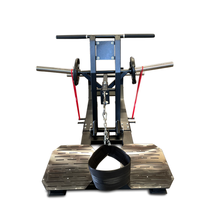 Belt squat machine