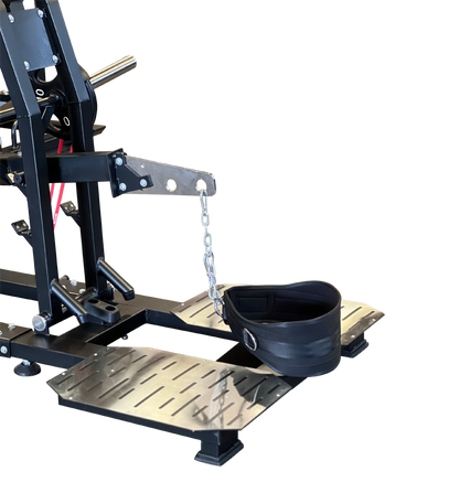 Belt squat machine