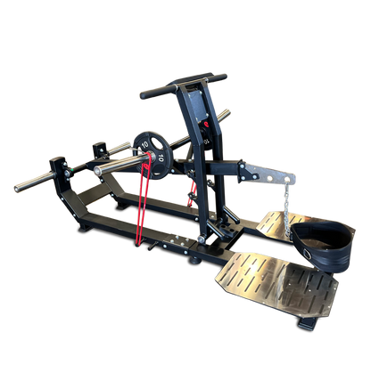 Belt squat machine