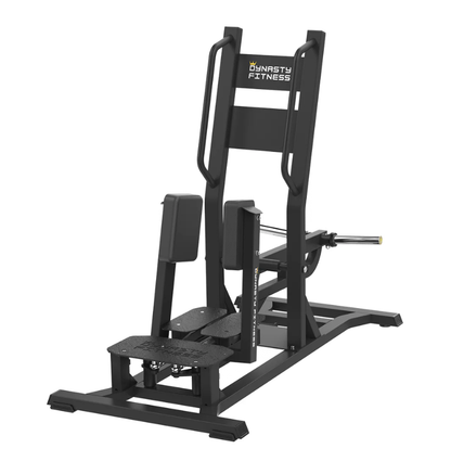 Standing Abductor Black Plate Loaded Gym Equipment Displayed on a White Background 