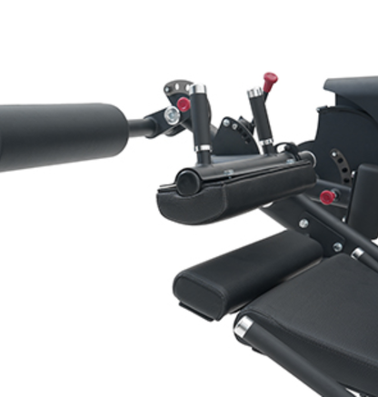 Leg Curl Black Selectorized Gym Equipment Close Up