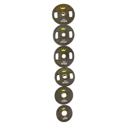 Urethane Olympic Grip Plate Set 245 LBS