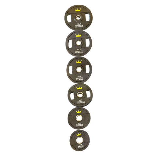 Urethane Olympic Grip Plate Set 245 LBS