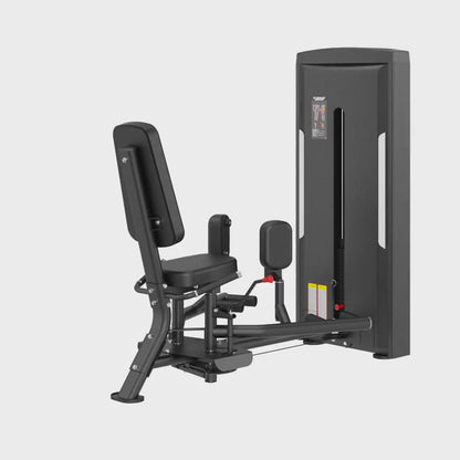 Hip Abduction Adduction Black Selectorized Gym Equipment Display Video