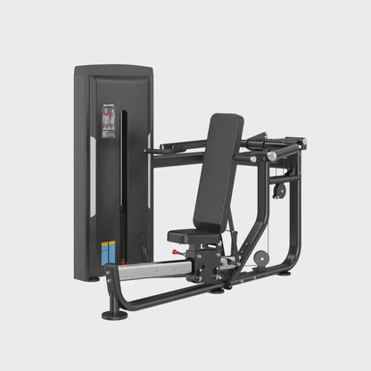 Multi Press Black Selectorized Gym Equipment Display Video 360