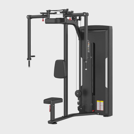 Pec Fly Rear Delt Black Selectorized Gym Equipment Display Video 360