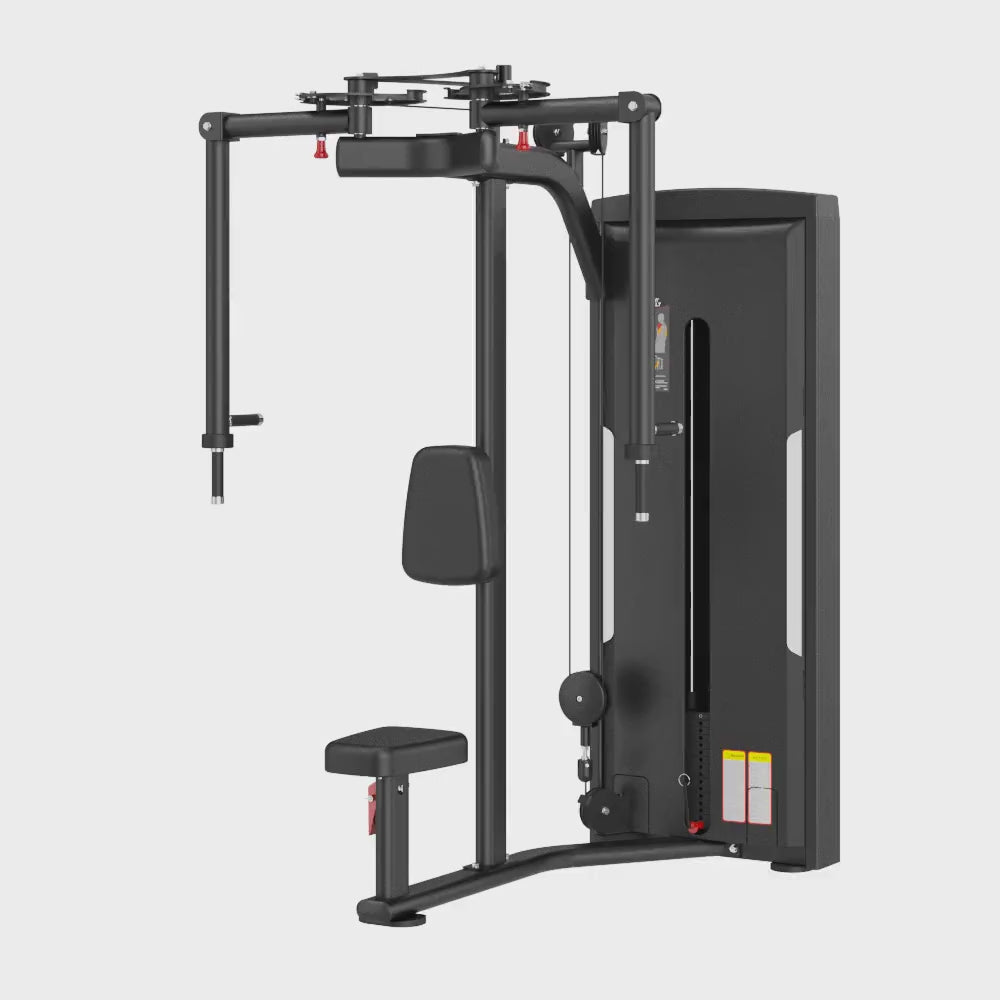 Pec Fly Rear Delt Black Selectorized Gym Equipment Display Video 360