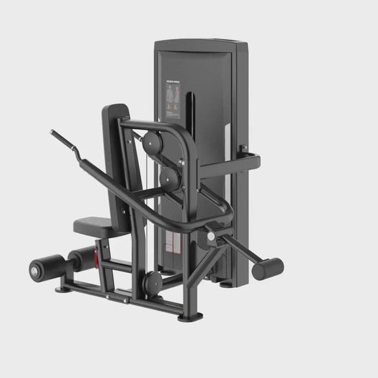 Dip Press Black Selectorized Gym Equipment Display Video