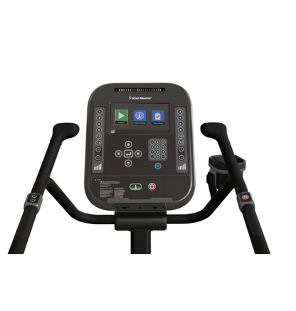 Exerciser with digital display on a white background