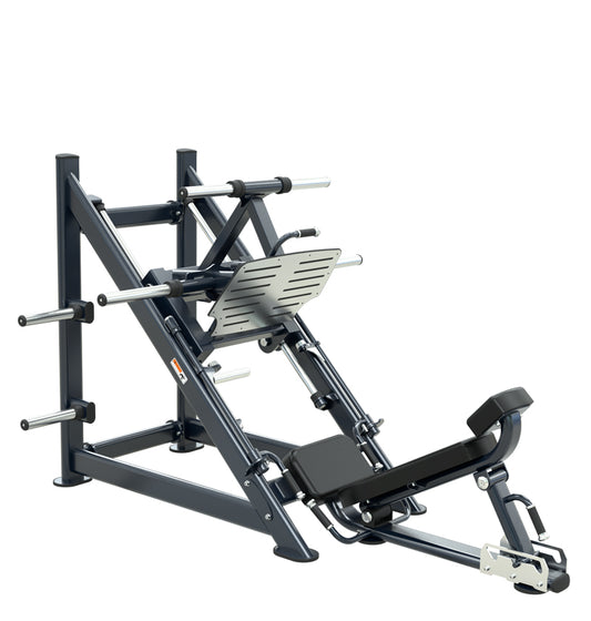 45 degree leg press on a white background