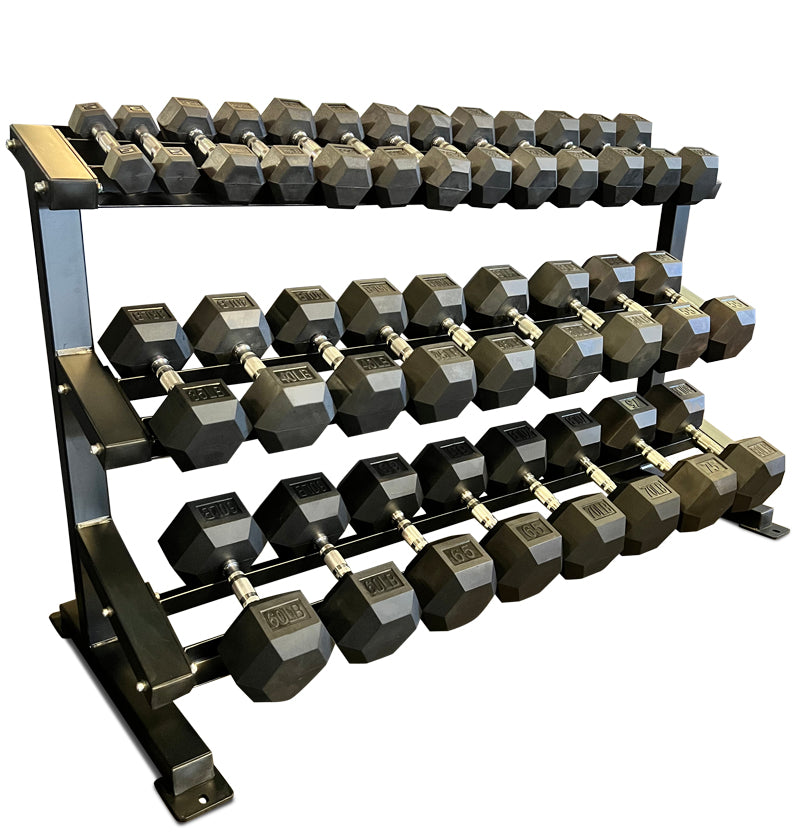 3 Tier 65 Dumbbell Rack 