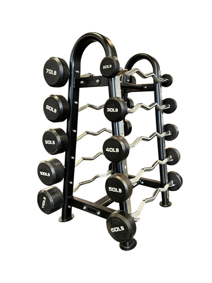 10 Curl Bar Rack 