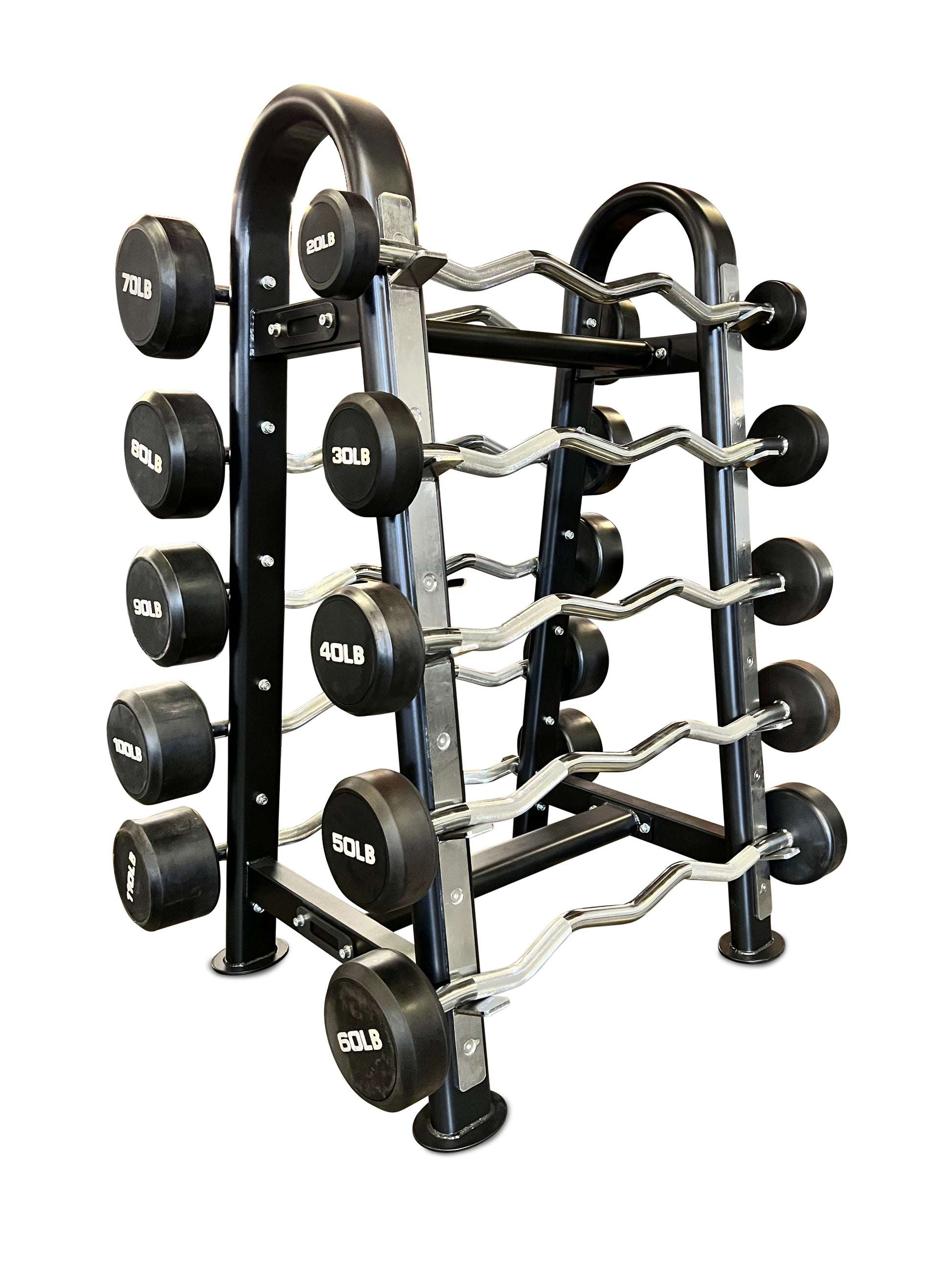 10 Curl Bar Rack 