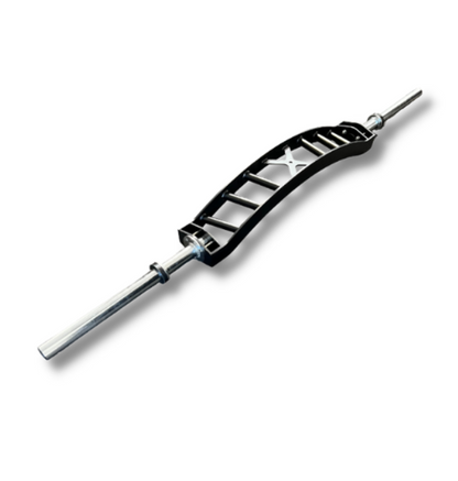 A black and white image of a metal bar, showcasing its sleek surface and industrial design.