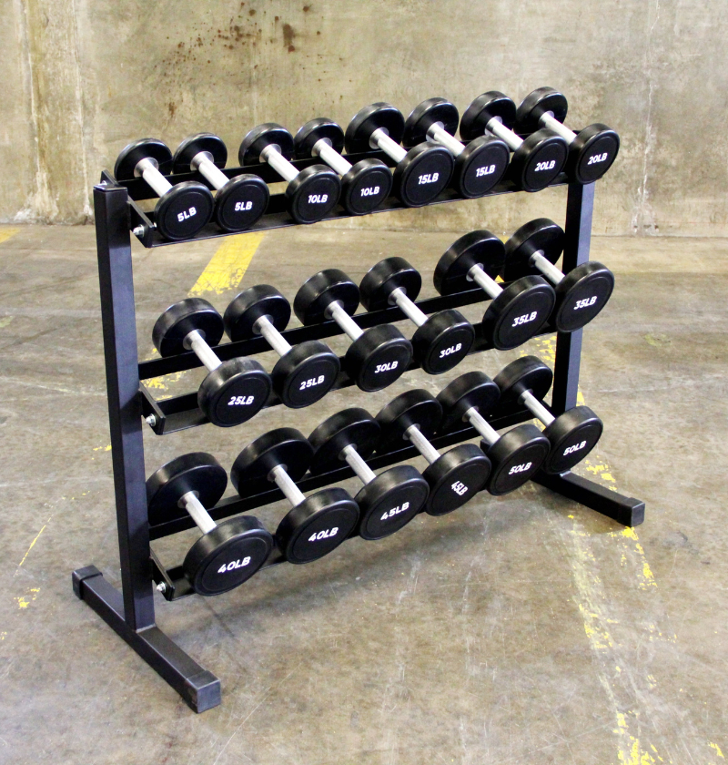 3 tier dumbbell rack 