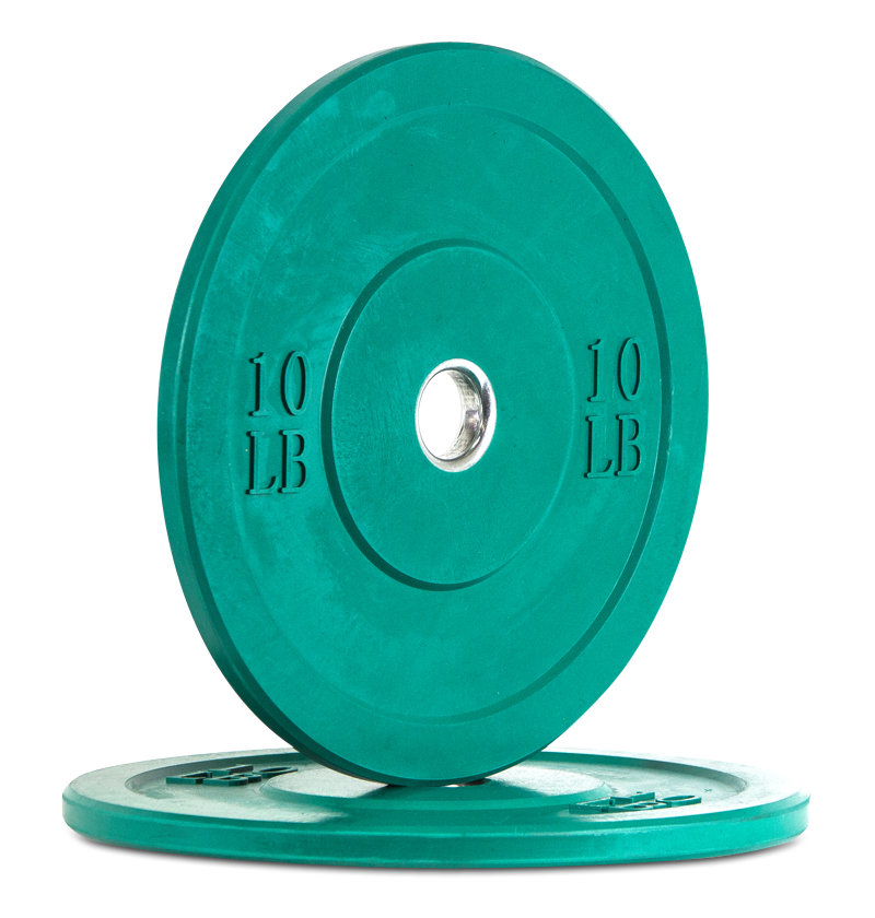 10lb green bumper plates extreme training equipment
